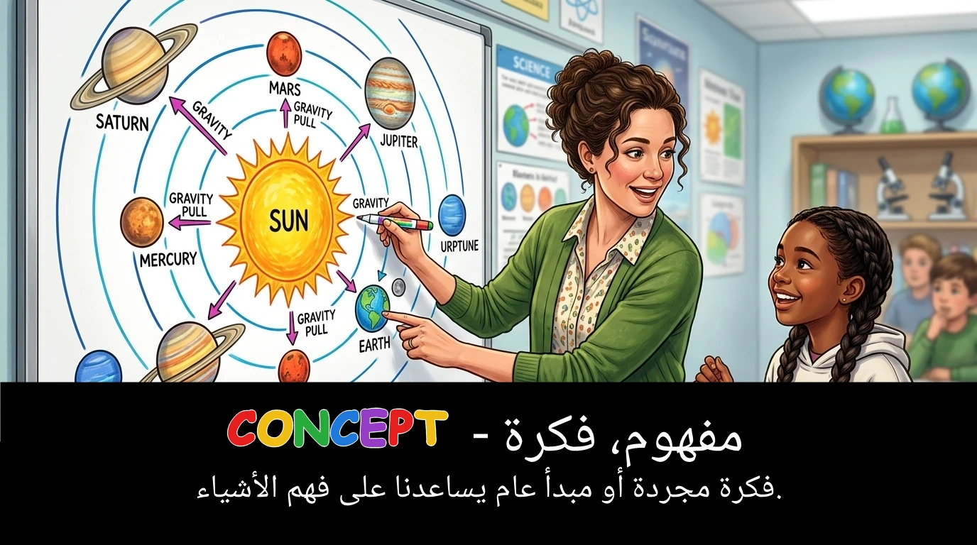 Arabic Illustration for concept